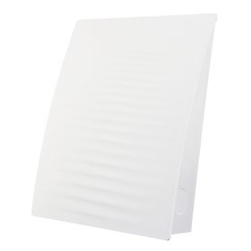   Fehér színű kültéri szellőzőrács hullám motívummal Dalap ZEPHIR SIMPLE szobai hővisszanyerő készülékhez Dlp56501