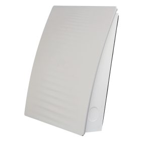   Szürke színű kültéri szellőzőrács hullám motívummal Dalap ZEPHIR SIMPLE szobai hővisszanyerő készülékhez Dlp56502