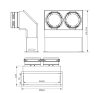 Fémcsatlakozó a Dalap Flexitech Ø 90 mm-hez Dlp197573