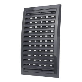   Dalap GP 180x250 RNP ASA műanyag, kézzel szabályozható szellőzőrács, 180x250 mm, szürke színű Dlp5725