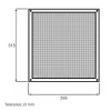 Dalap VTF 250 tartalék zsírszűrő betét Ø 250 mm kazettába Dlp53694