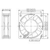 Kis műszerventilátor Dalap SAF 5V DC, 60x60x20 mm, 3900 ford/perc Dlp4953