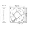 Kis műszerventilátor Dalap SAF 5V DC, 80x80x20 mm, 3000 ford/perc Dlp4976