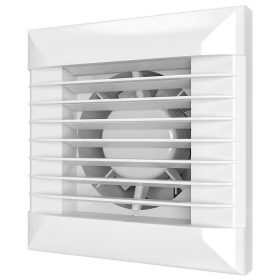   Dalap 100 LEA ZW fürdőszobai ventilátor zsaluval, páraérzékelővel és időzítővel, Ø 100 mm Dlp1341