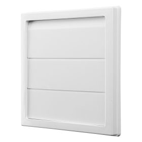   Dalap GP szellőzőrács 100 RNFG ASA, gravitációs zsalu, karima, 150x150 mm/Ø 100 mm, fehér Dlp2049