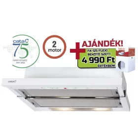   Cata - Páraelszívó TF-5260 WH/L fehér (2 motoros) + FA125/3 bekötő szett