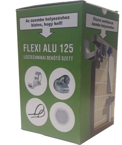 FA-125/3 Flexi Alu légtechnikai bekötő szett