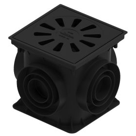   Kültéri víznyelő öntöttvas ráccsal bűzzárral 250x250 mm STY-925-1