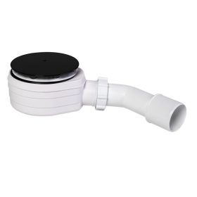 Zuhanyszifon 90-es, alacsony, 60 mm, Fekete STY-ZA-90-B