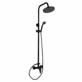 Zuhanyrúd fekete kerek szett Minotti  ZR-03-B