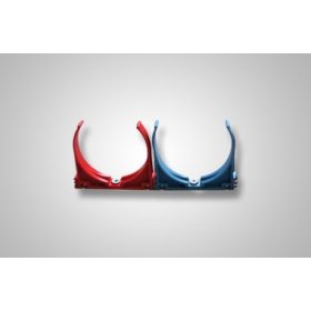 Aerauliqa KCLFLB 90/75 piros színű csőrögzítő