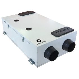   Aerauliqa QR-180A központi hővisszanyerős szellőztető, LCD kijelzős vezérléssel