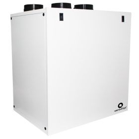   Aerauliqa QR-590E központi hővisszanyerős szellőztető entalpia hőcserélővel, LCD kijelzős vezérléssel