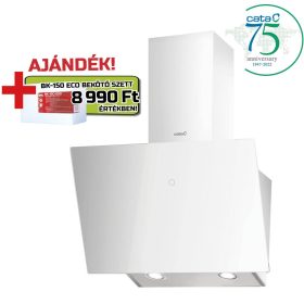   Cata - Páraelszívó LENA 600 XGWH fehér + BK150 ECO bekötő szett
