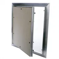 Gipszkarton betétes, porálló szervízajtó