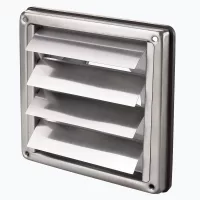 RFN rozsdamentes acél gravitációs zsalu csőcsatlakozóval
