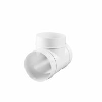 Műanyag kerek T-idom